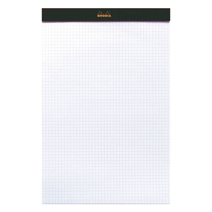 BLOC A5 BLACK RHODIA 80F 5*5 80G                  