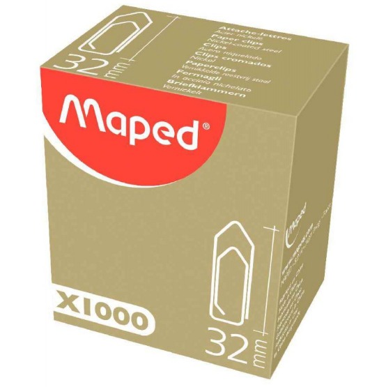 ATTACHE LETTRE 32MM BTE DE 1000 MAPED             