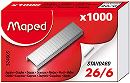 AGRAFES 26/6 BOITE DE 1000 MAPED                  