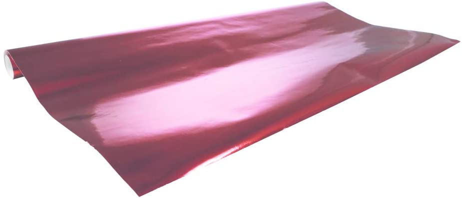 ROULEAU PAPIER METAL 2M*0.70M ROUGE               