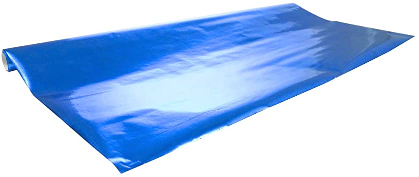 ROULEAU PAPIER METAL 2M*0.70M BLEU                