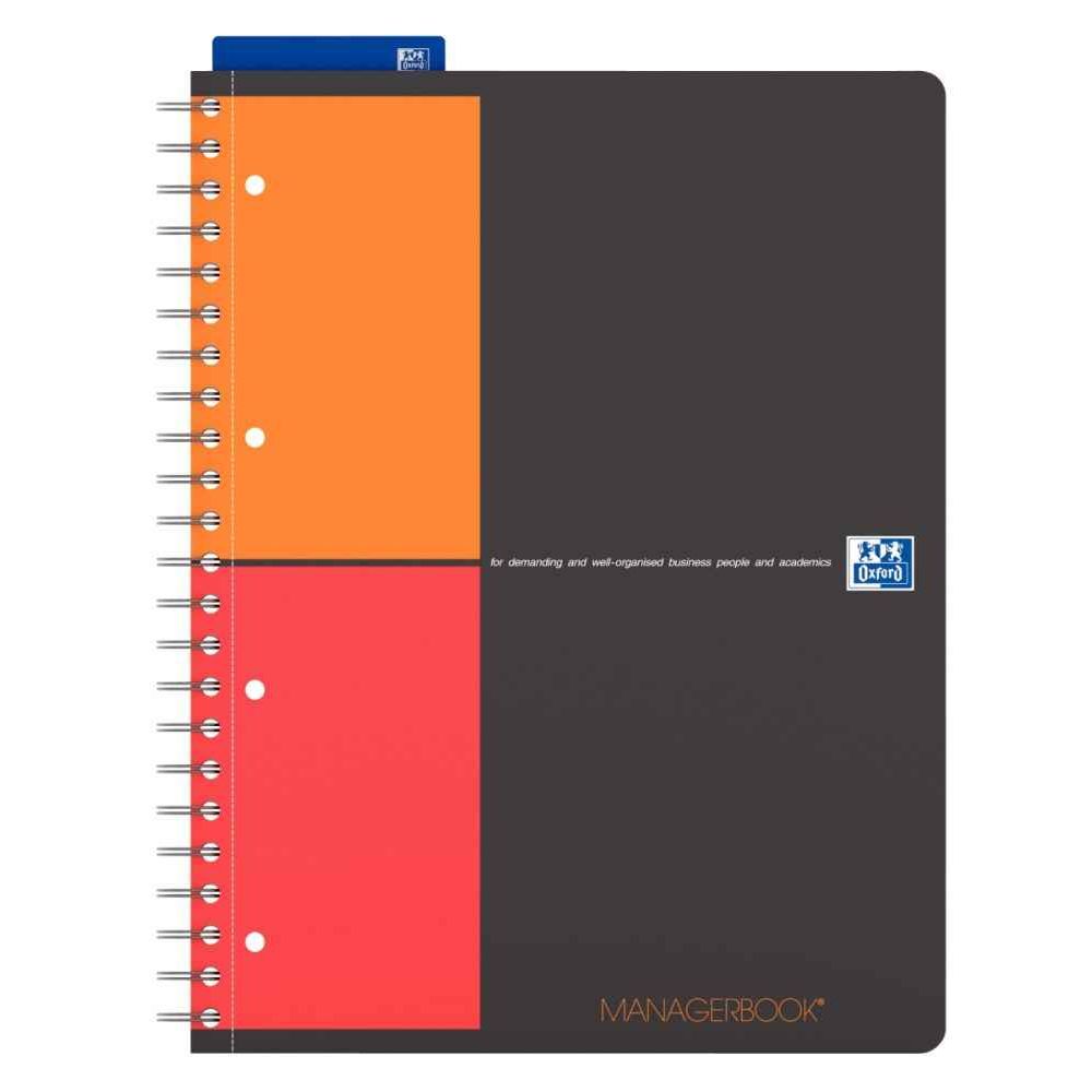 CAHIER A4 MANAGERBOOK 160P PROJET OXFORD          