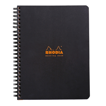 CAHIER A5 MEETINGBOOK RHODIA 160P 5*5             