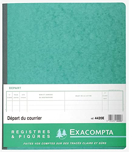 REGISTRE COURRIER DEPART 80P 32*27                