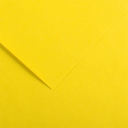 FEUILLES VIVALDI 50*65 JAUNE CANARI *25           