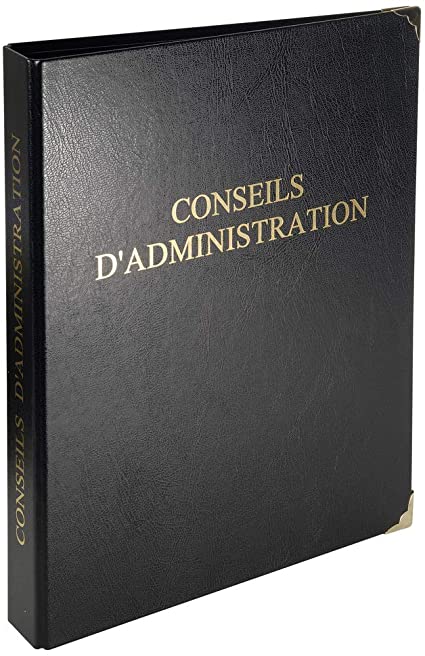 REGISTRE RELIURE CONSEIL ADMINISTRATION           