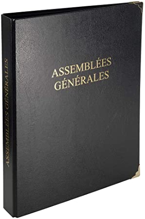 REGISTRE RELIURE ASSEMBLEE GENERALE               