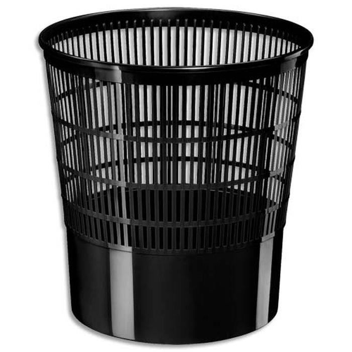 CORBEILLE PAPIER AJOURÉ ECO NOIR CEP 237          