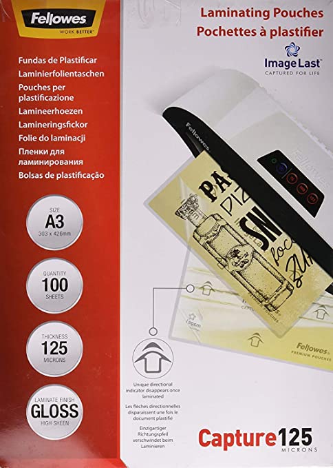 POCH A PLASTIFIER A3 125MU*100                    