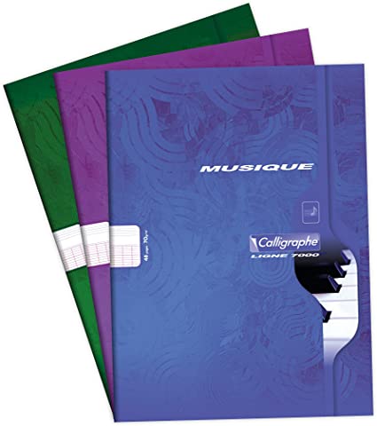 CAHIER A4 MUSIQUE + CHANT 48P CALLI               