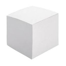 BLOC CUBE RECYCLE BLANC 9X9  690F                 