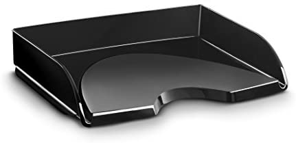 CORBEILLE COURRIER ITALIENNE NOIR 135/2R          