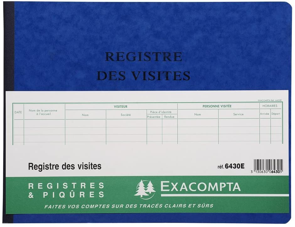 REGISTRE DES VISITEURS 25*32 80P                  