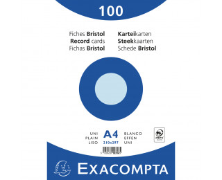 BRISTOL BLEU A4 UNI 100F S/FILM                   