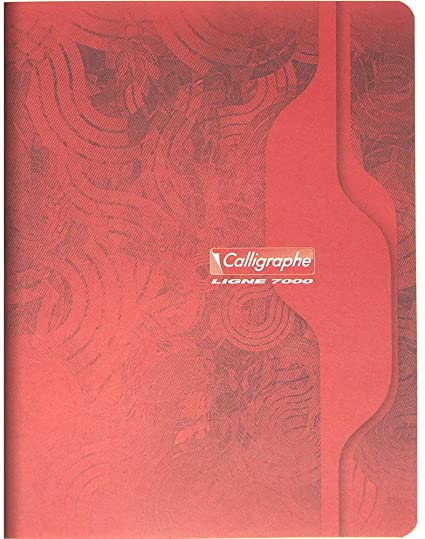 CAHIER 17*22 PIQ 192P SEYES CALLIGRAPHE           