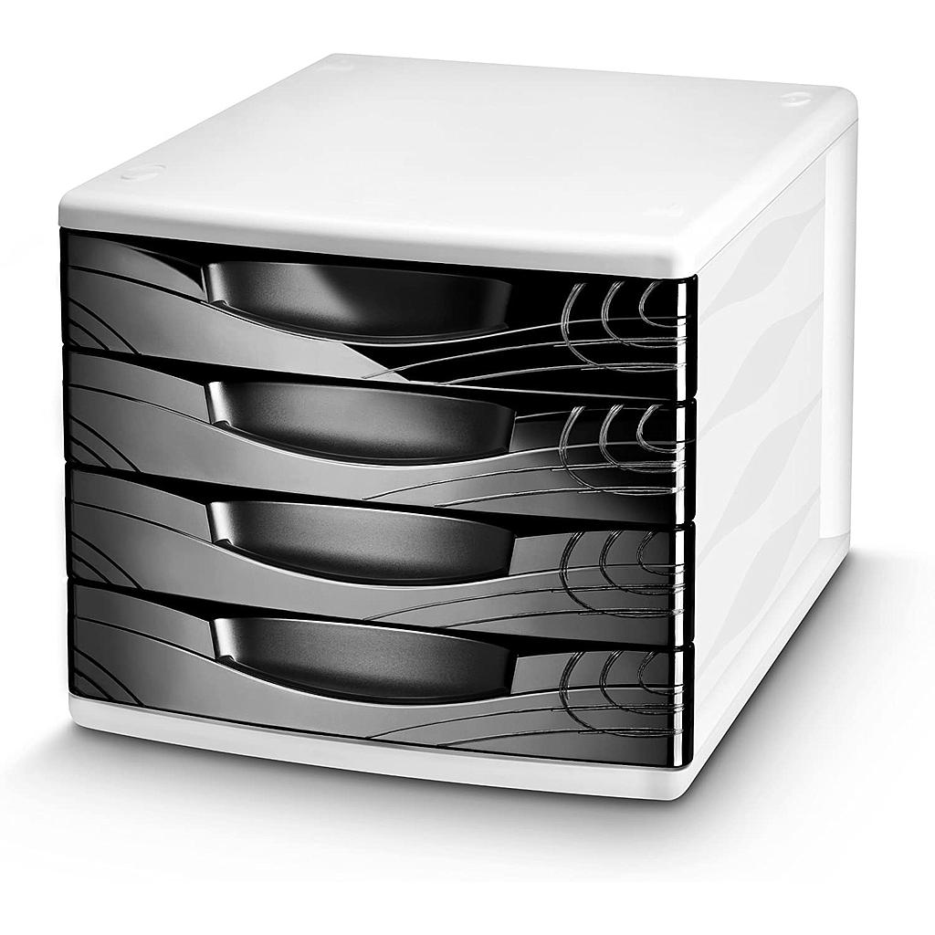 BLOC 4 TIROIRS NOIR  CEP 394R