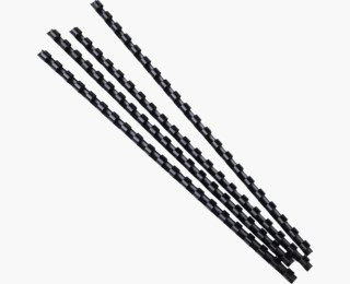 BAGUETTE ANNEAUX 8MM NOIR*100 EXA                 