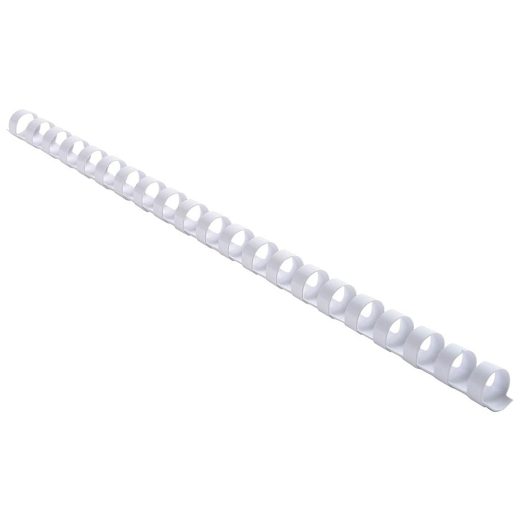 BAGUETTE ANNEAUX 12MM BLANC*100 EXA               