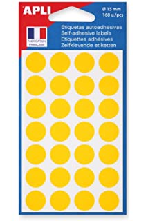 PASTILLES 15MM JAUNE 168EX AGIPA 1118444          