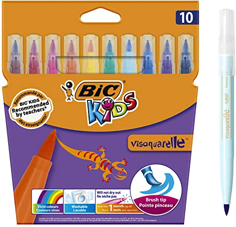 FEUTRES VISAQUARELLE *10 BIC                      