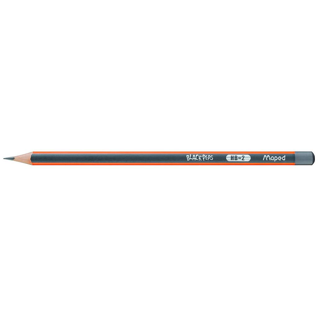 CRAYON HB GRAPHITE BLACK PEPS MAPED               