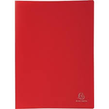 PORTE VUES PP A4 80 VUES ROUGE                    