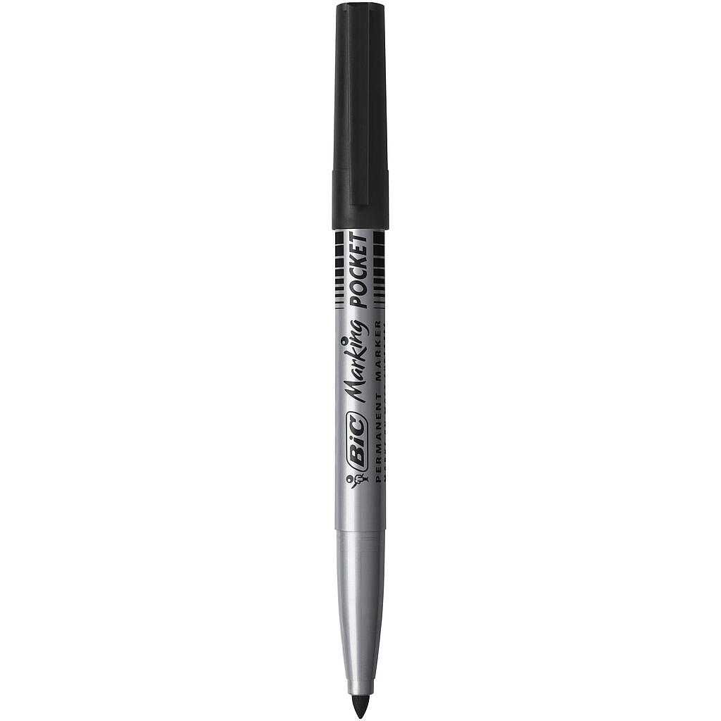 BIC MARKER PERM POCKET 1445 NOIR