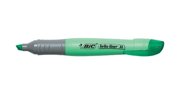 SURLIGNEUR VERT BIC BRITELINER                    