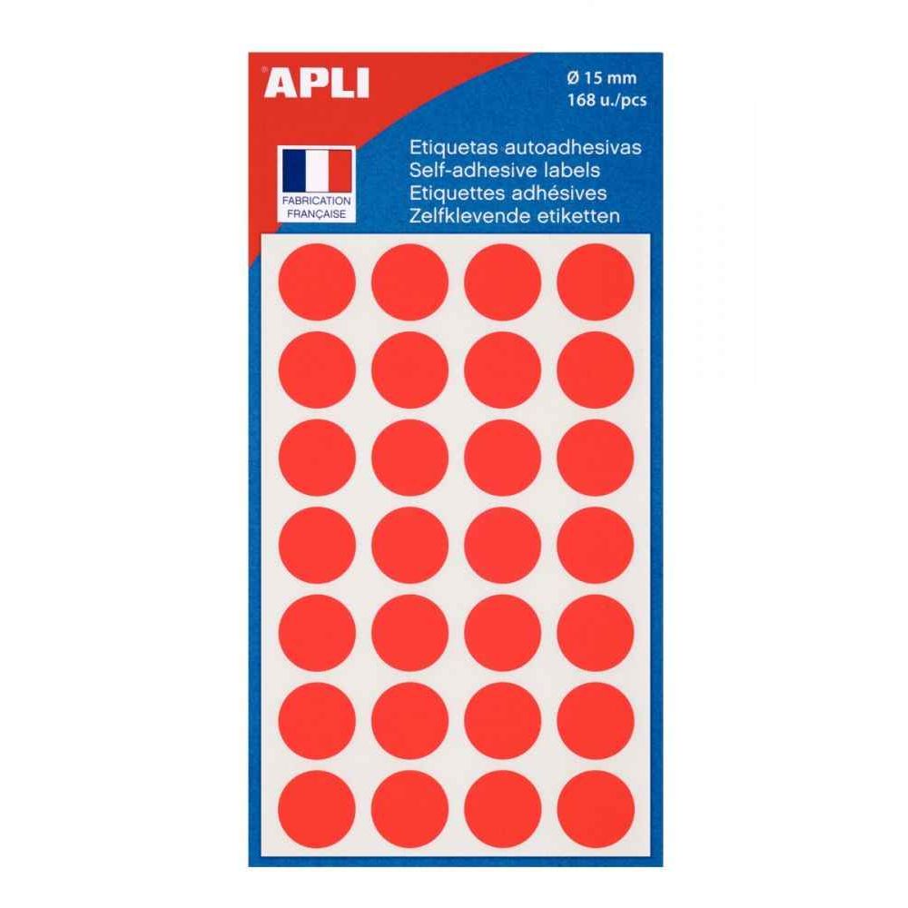 PASTILLES 15MM ROUGE SACHET 168 PASTILL           