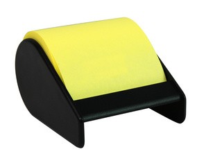 BLOC NOTE ADHESIF FLUO + DEVIDOIR
