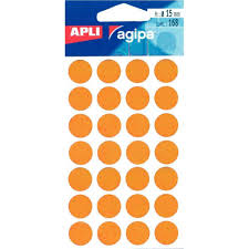 PASTILLES 15MM ORANGE AGIPA 168EX                 