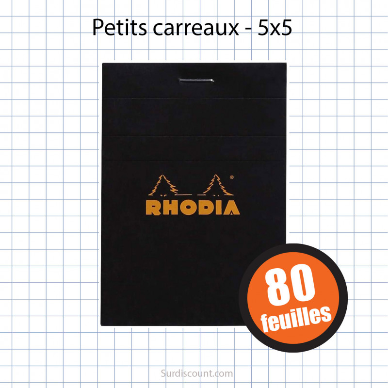 BLOC A7 RHODIA 74*105 5*5                         