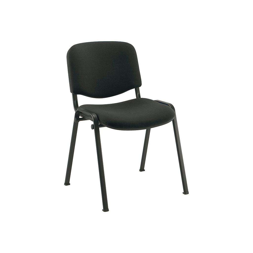 CHAISE VISITEUR ASSISE +DOS NOIR PP LOT 2