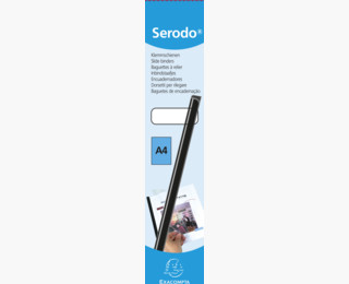 BAGUETTE PLATE SERODO 9MM NOIR *25                