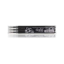 RECH PILOT FRIXION 0.7 NOIR SET DE 3              