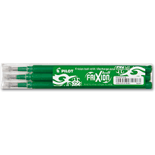 RECH PILOT FRIXION 0.7 VERT SET DE 3              