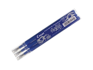 RECH PILOT FRIXION 0.7 BLEU SET DE 3