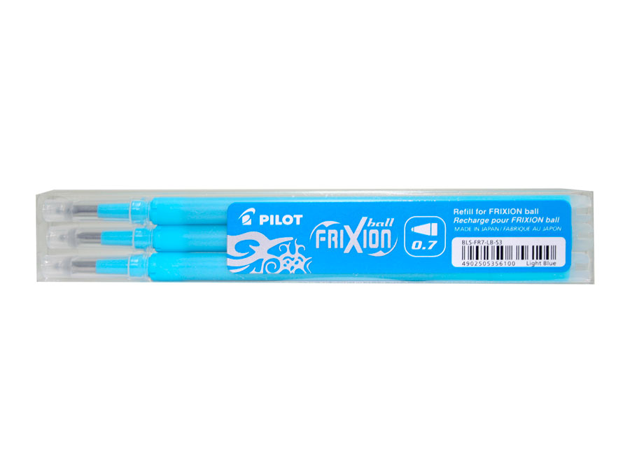 RECH PILOT FRIXION 0.7 TURQUOISE SET 3            