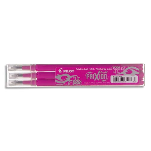 RECH PILOT FRIXION 0.7 ROSE SET DE 3              