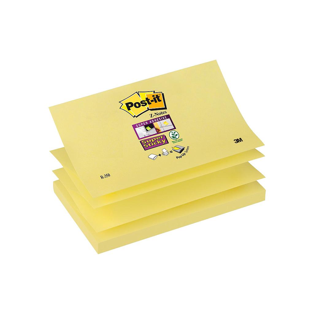 BLOC POST IT 76*127 YELLOW                        