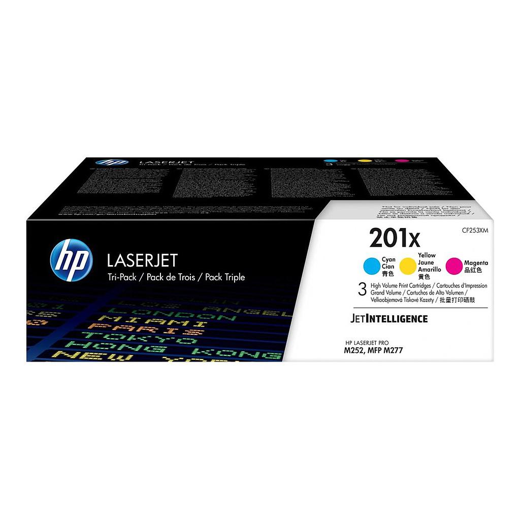 HP 201X TRI-PACK CL CF401X/CF402X/CF403X          