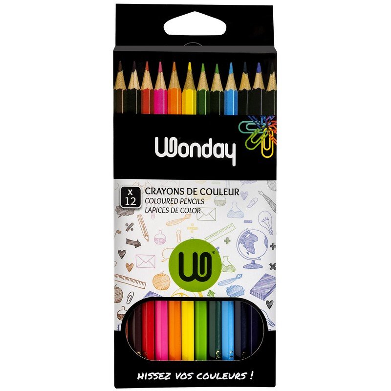 CRAYONS DE COUL*12 WONDAY                         