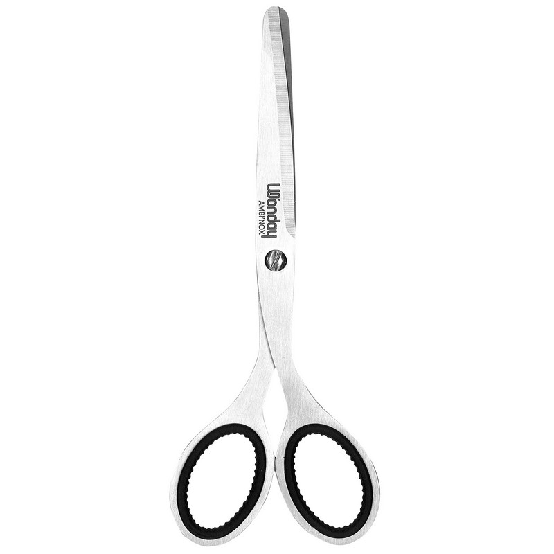 CISEAUX 17CM INOX BOUTS RONDS WONDAY              