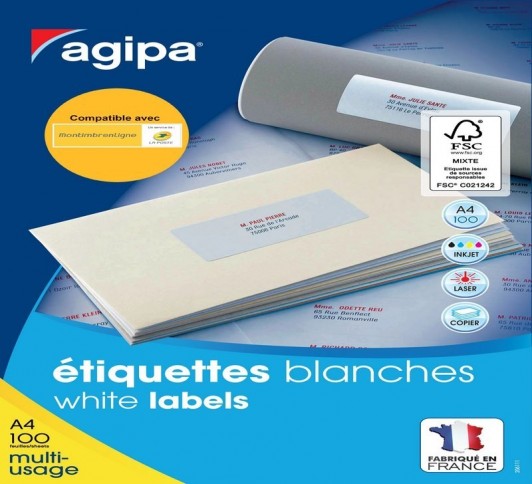 ETIQ A4 BTE 4000EX MULTI 48.5*25.4 AGIPA          