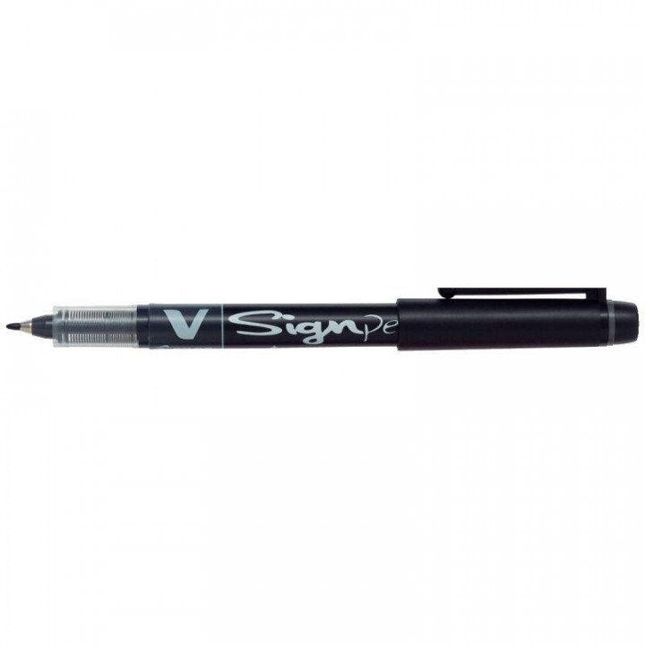 V SIGN PEN FEUTRE PTE MOYENNE NOIR                