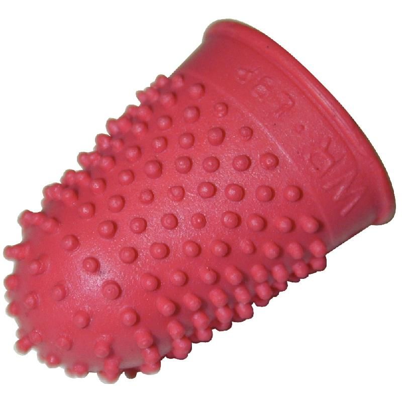 DOIGTIER ROUGE 14MM  SACHET DE 12