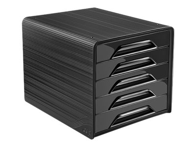 BLOC 5 TIROIRS NOIR GLOSS 7-111CEP