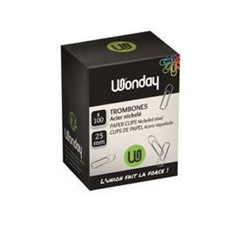 ATTACHE LETTRE 25MM BTE 100 WONDAY