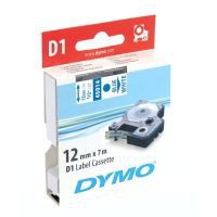 DYMO CASSETTE 4500 D1 12MM BLEU/ BLANC            