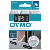 DYMO CASSETTE 4500 D1 12MM NOIR/BLEU              